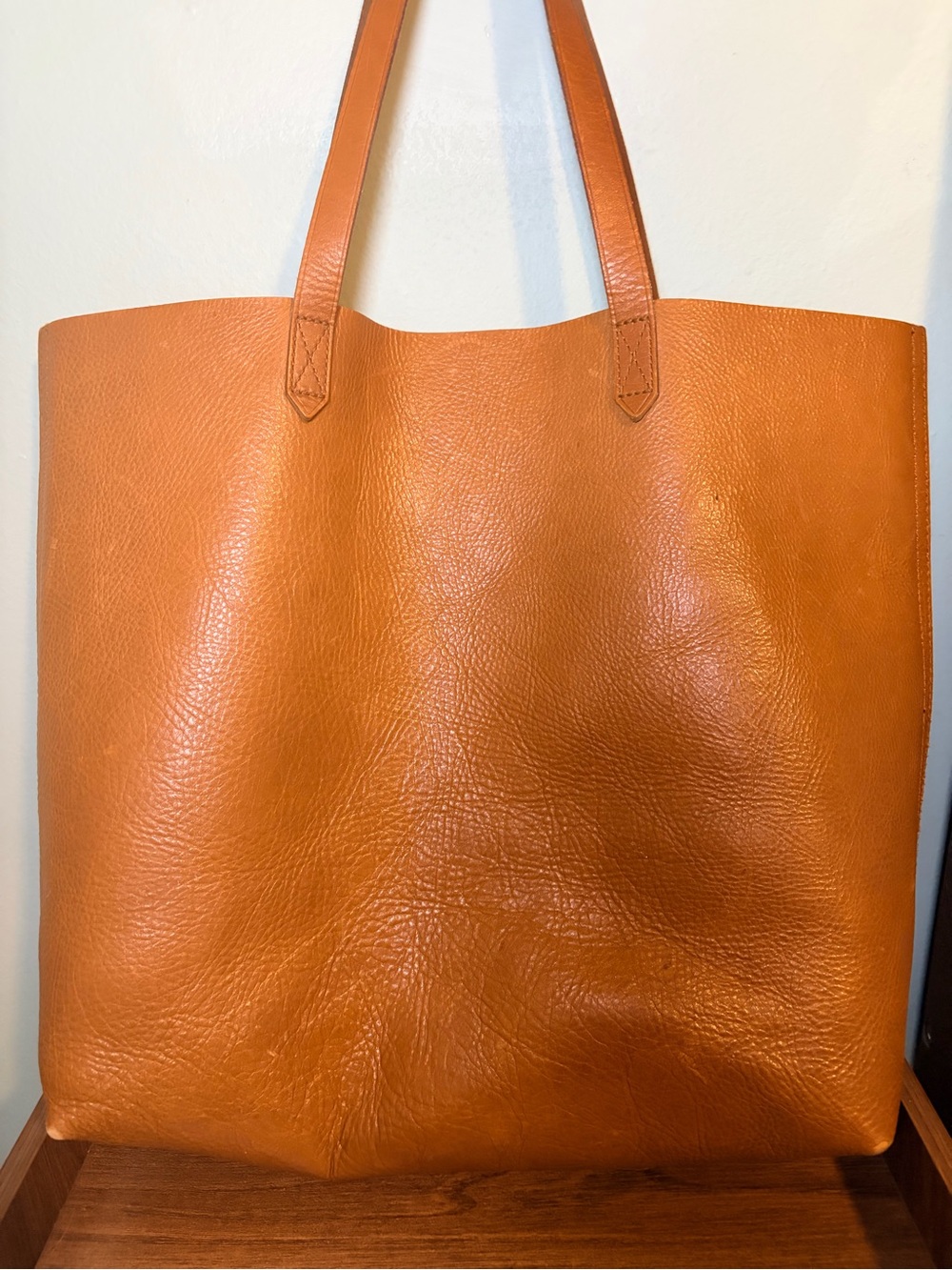 Madewell Large Transport Leather Tote Bag